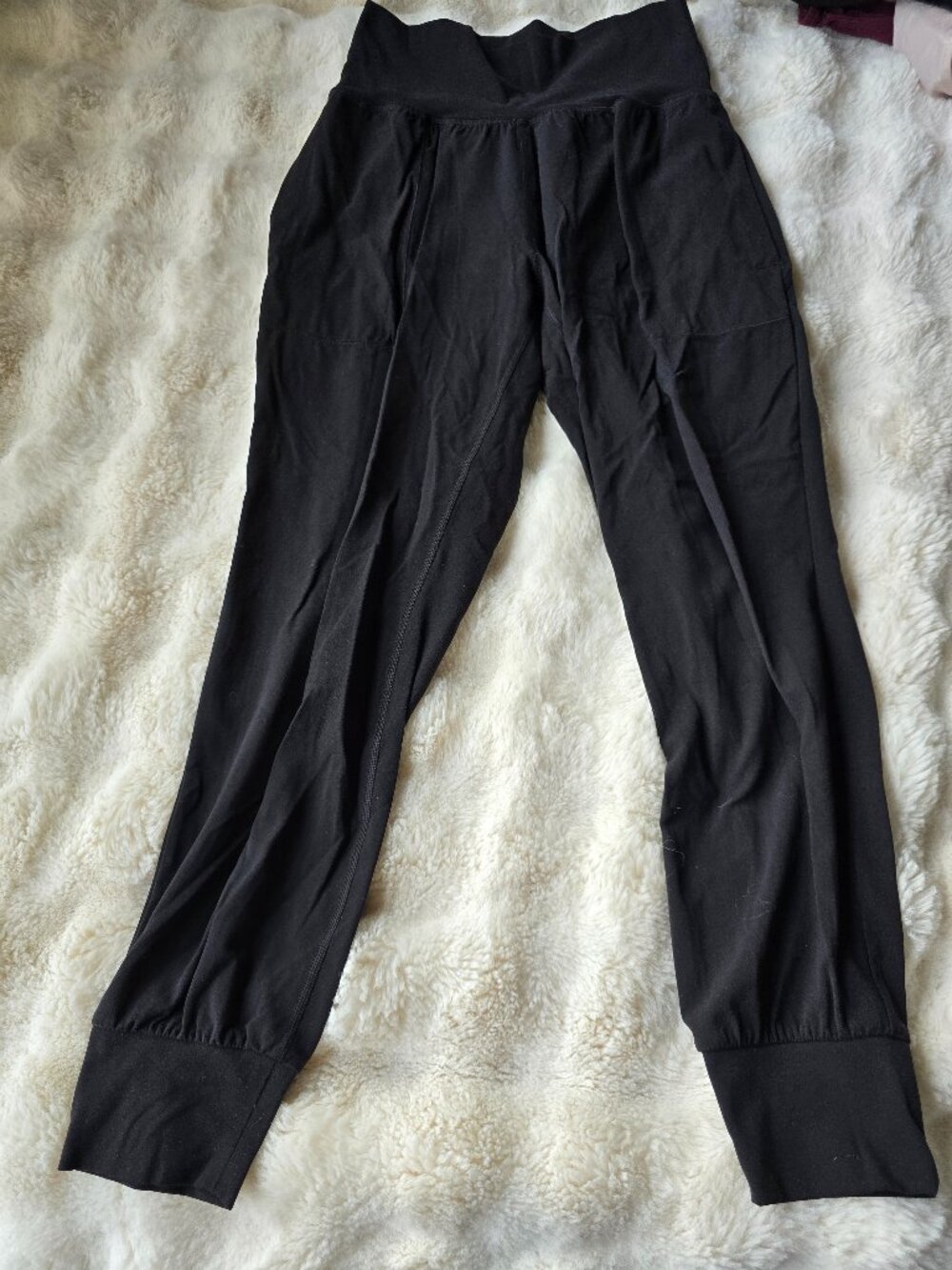 Athleta Black Athletic Joggers Pants Women's Size XS
